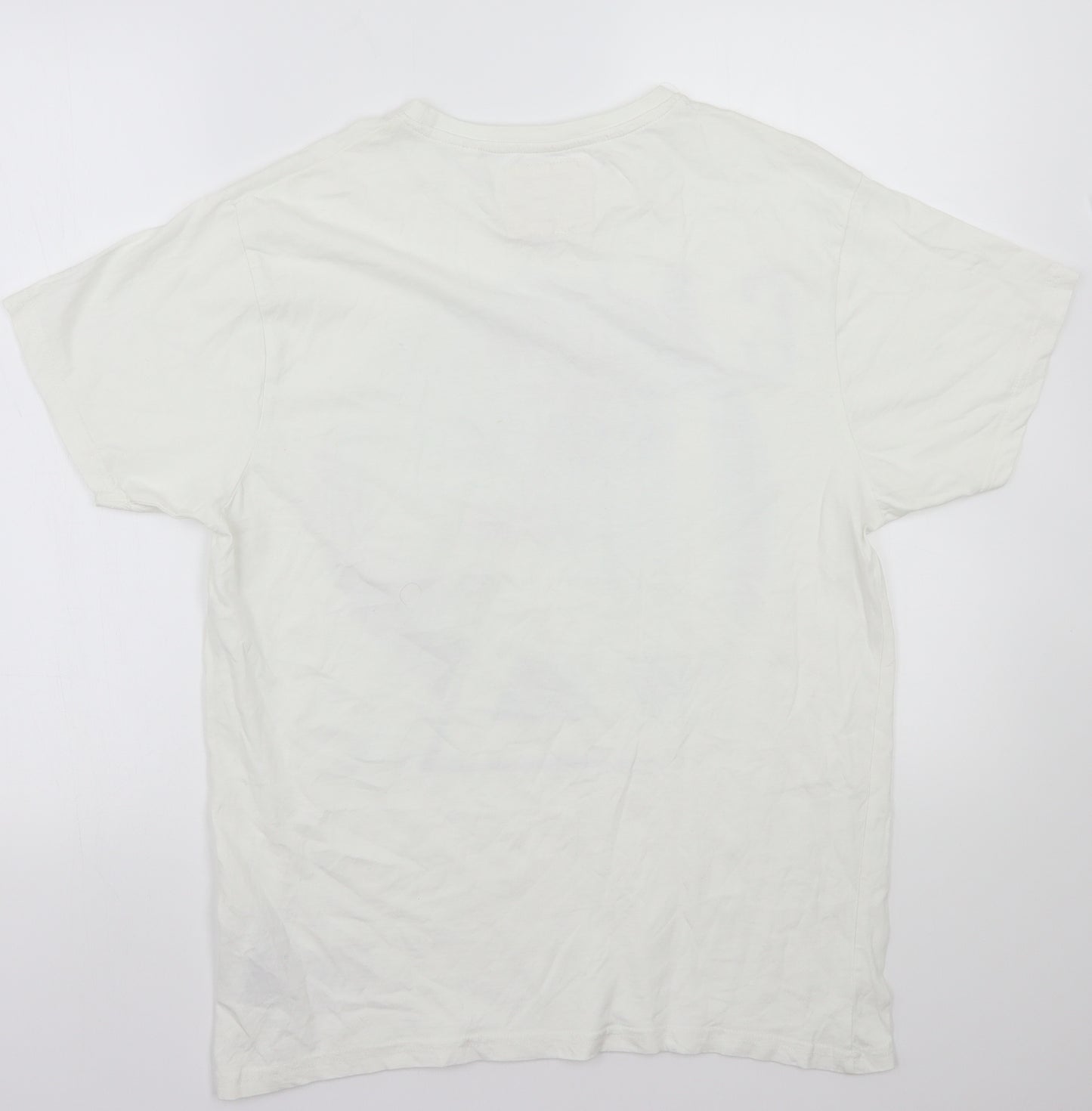 Soulstar Mens White    T-Shirt Size L