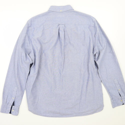 NEXT Mens Blue    Button-Up Size L
