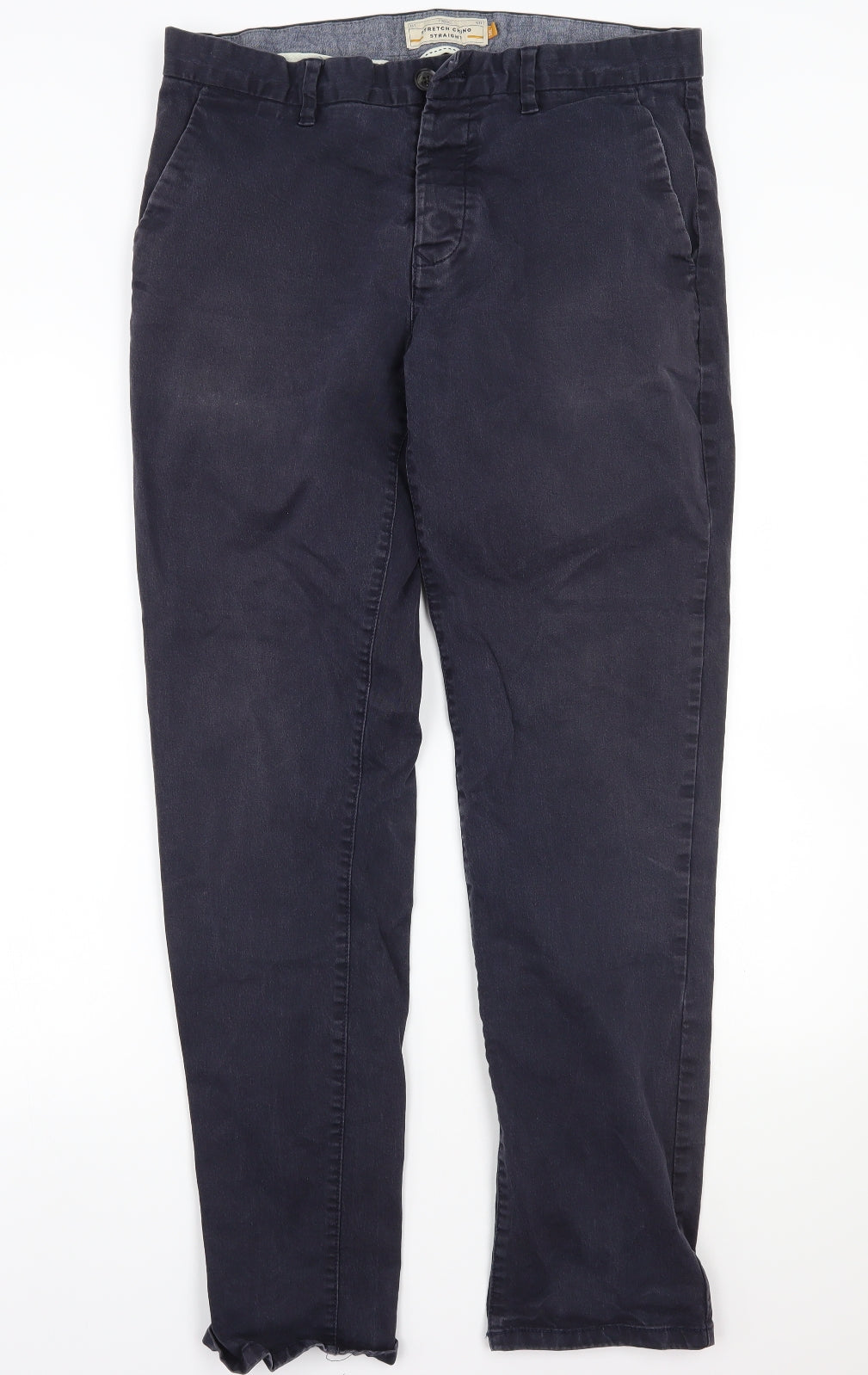 NEXT Mens Blue   Chino Trousers Size 34 L31 in