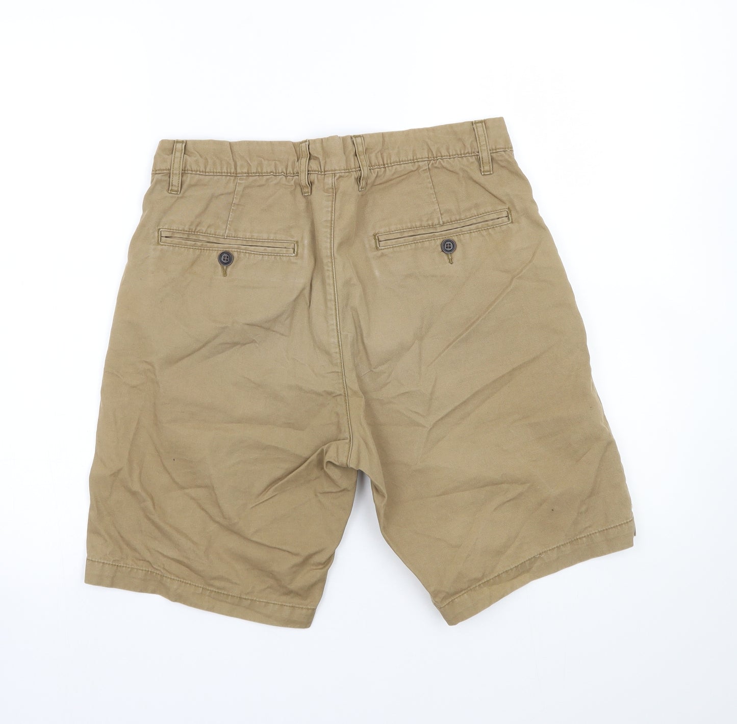 H&M Mens Brown   Chino Shorts Size 30