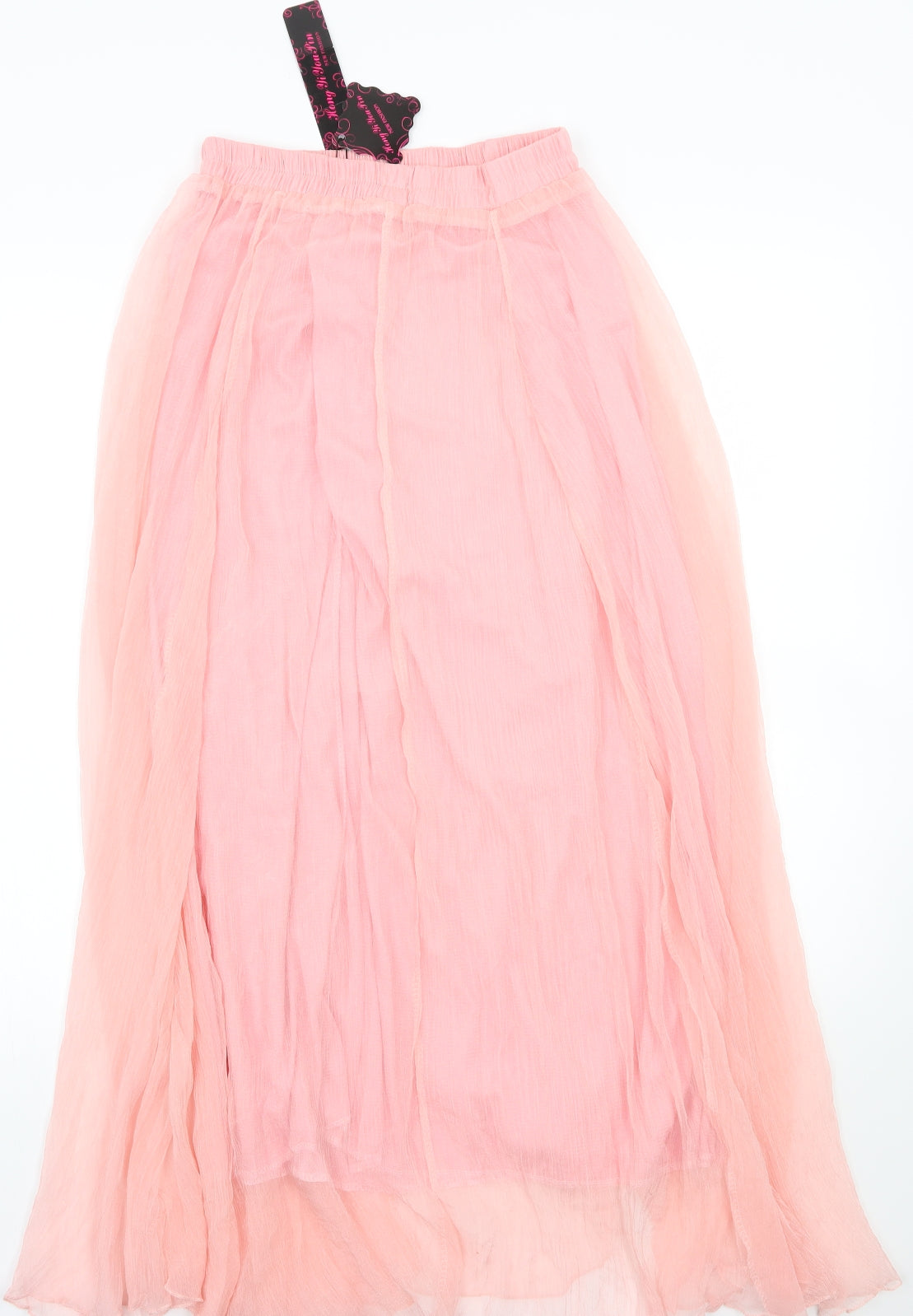 Preworn Womens Pink  Rayon A-Line Skirt Size S