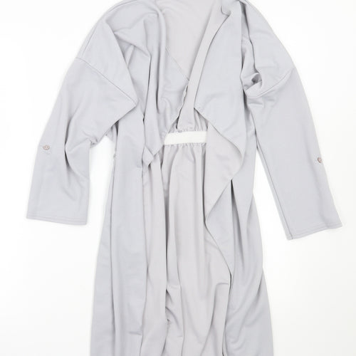 Boohoo Womens Grey   Cardigan Jumper Size 8