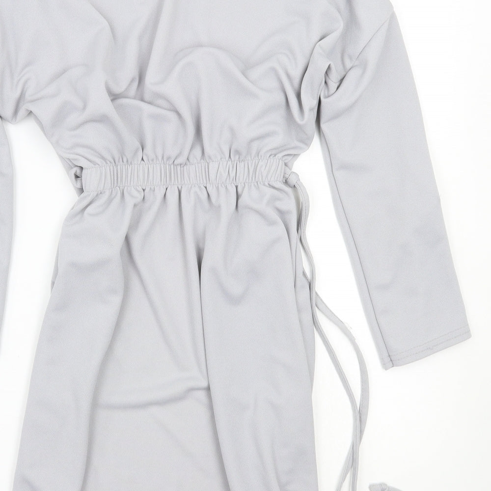 Boohoo Womens Grey   Cardigan Jumper Size 8