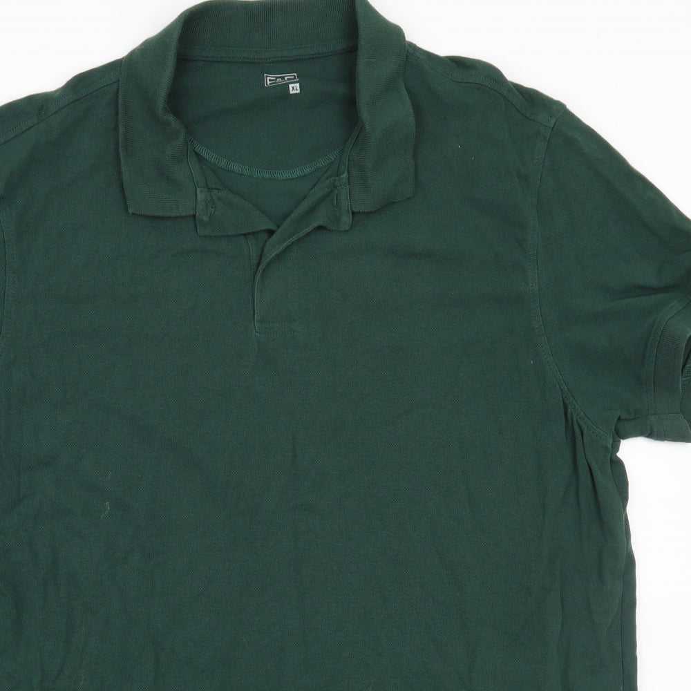 F&F Mens Green    Polo Size XL