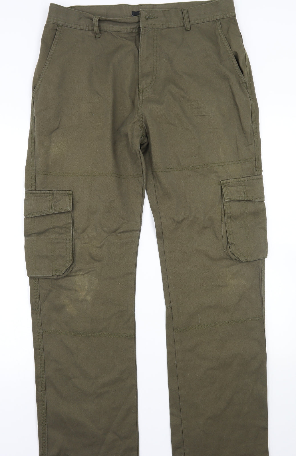 George Mens Green   Cargo Trousers Size 34 L32 in