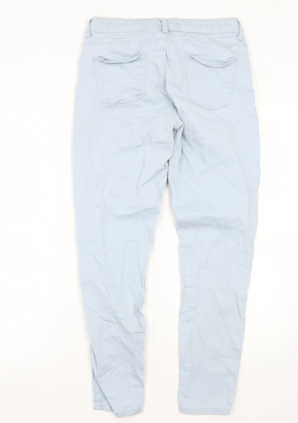 Denim & Co. Womens Blue   Cropped Jeans Size 14 L25 in