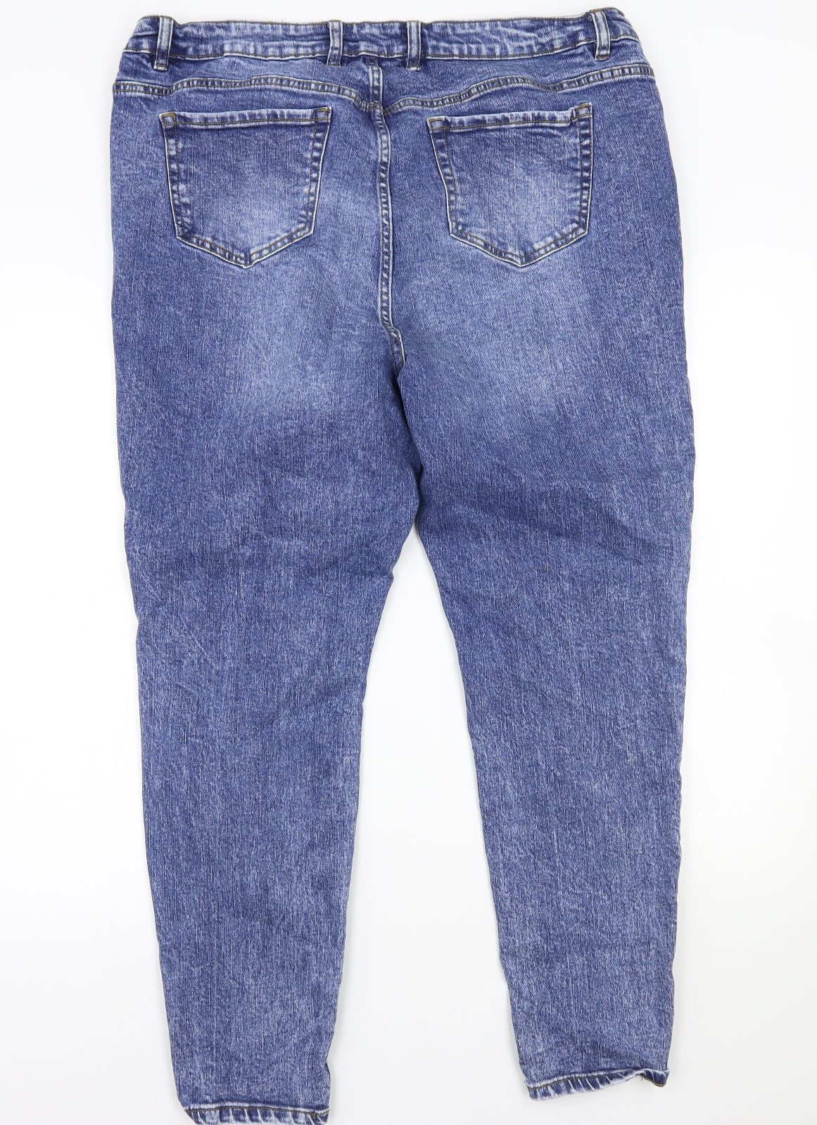 George Womens Blue   Straight Jeans Size 22 L26 in