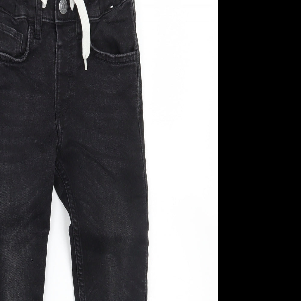 &denim Boys Black   Straight Jeans Size 3-4 Years