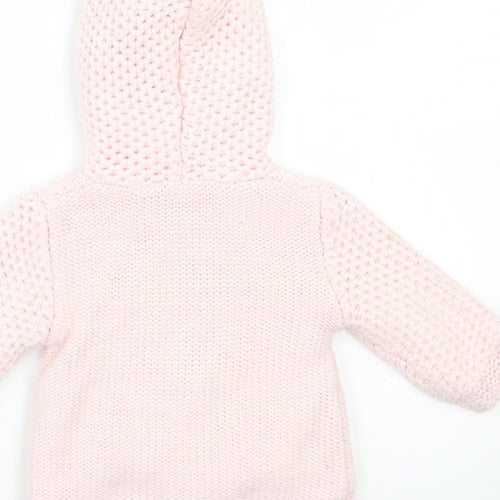 Nutmeg Girls Pink   Jacket Coatigan Size 0-3 Months
