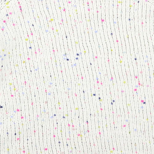 NEXT Womens White   Pullover Jumper Size L