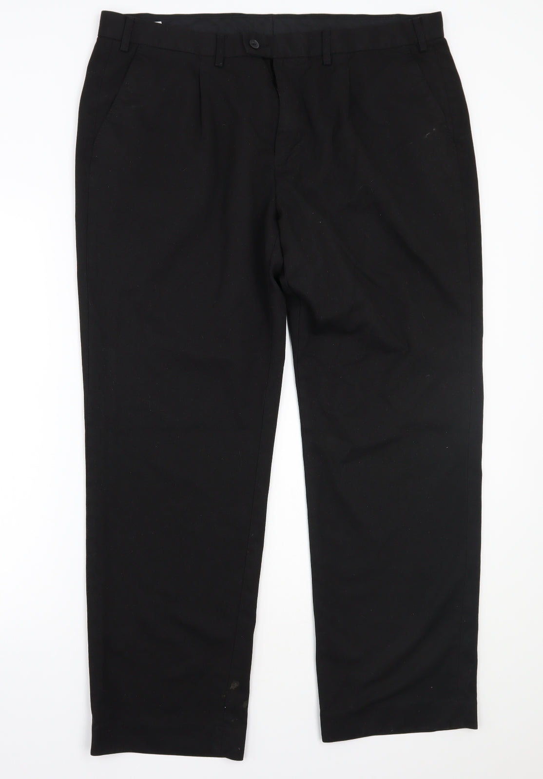 George Mens Black   Trousers  Size 40 L31 in