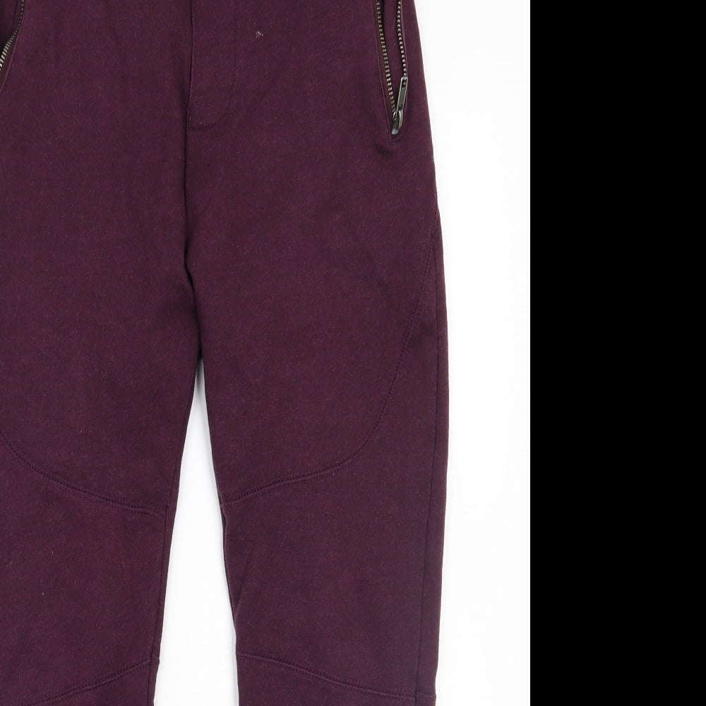 Bershka Mens Purple   Sweatpants Trousers Size XS L24 in