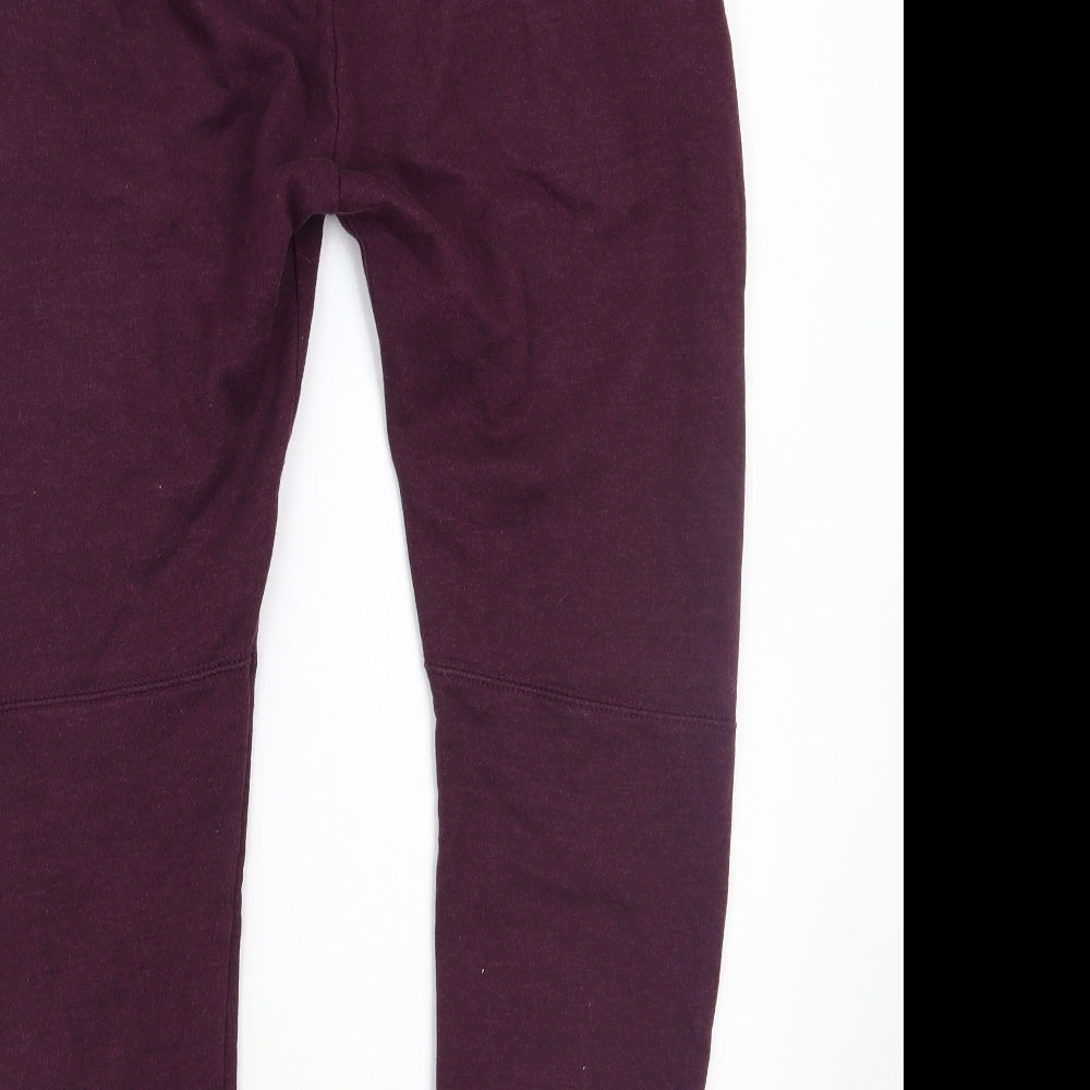 Bershka Mens Purple   Sweatpants Trousers Size XS L24 in