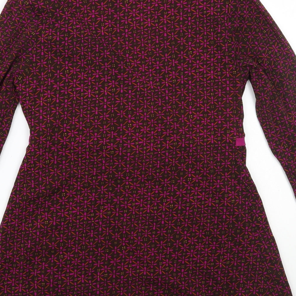 H&M Womens Brown Floral  Basic T-Shirt Size S