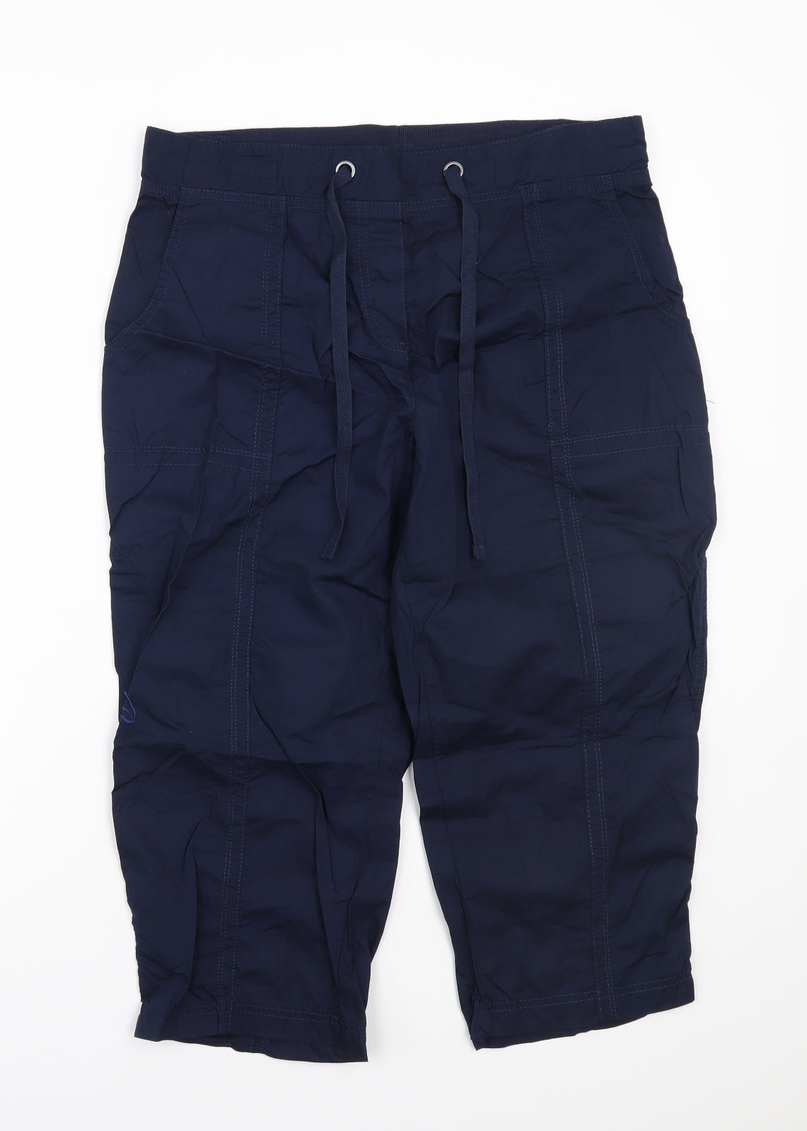 BM Womens Blue   Cargo Trousers Size 16 L20 in