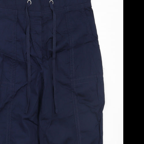 BM Womens Blue   Cargo Trousers Size 16 L20 in