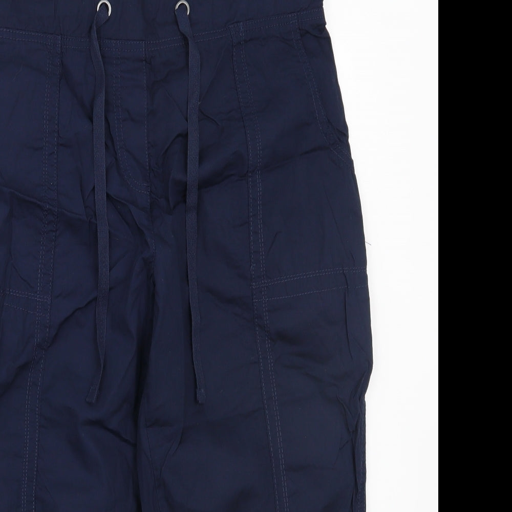 BM Womens Blue   Cargo Trousers Size 16 L20 in