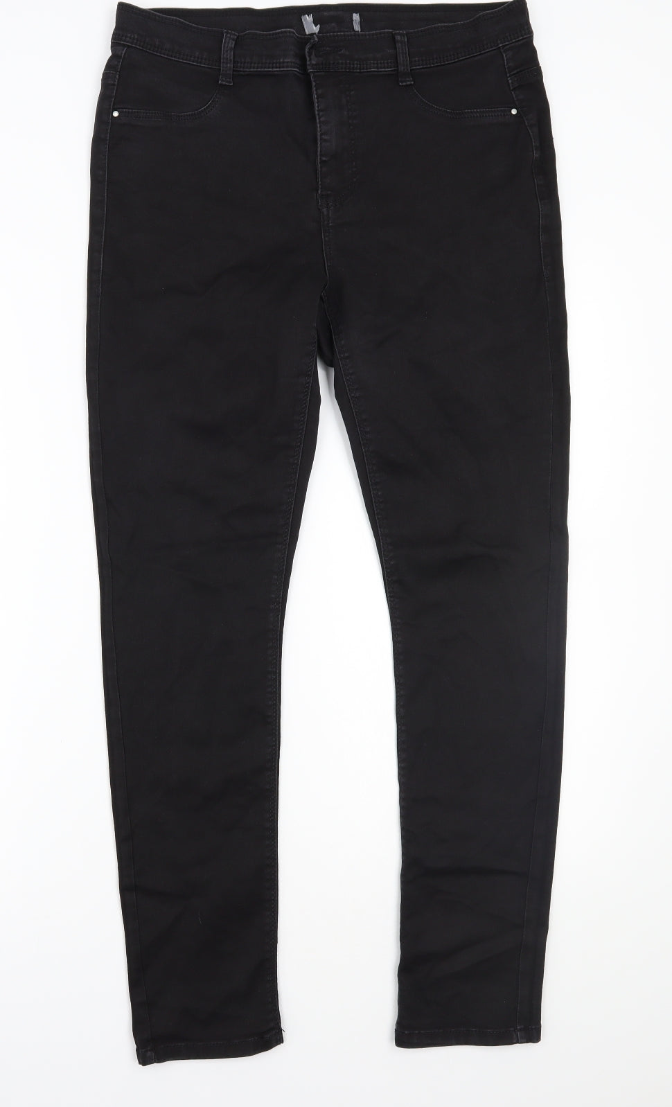 Preworn Womens Black   Skinny Jeans Size 32 L27 in