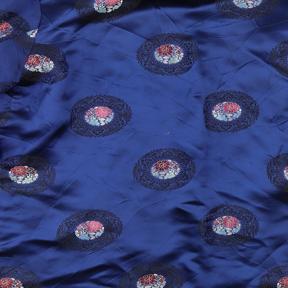 Oriental Womens Blue Floral  Kimono Robe Size 22
