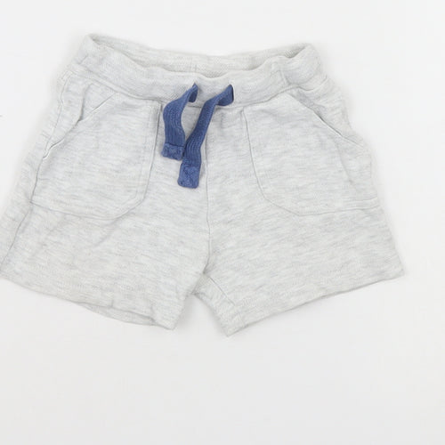 F&F Boys Grey   Cropped Trousers Size 6-9 Months  - shorts