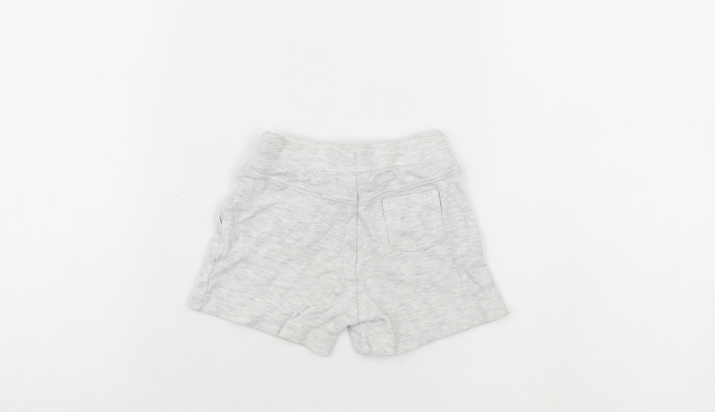 F&F Boys Grey   Cropped Trousers Size 6-9 Months  - shorts