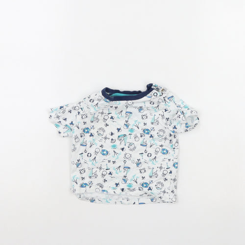 TU Baby White   Basic T-Shirt Size 6-9 Months