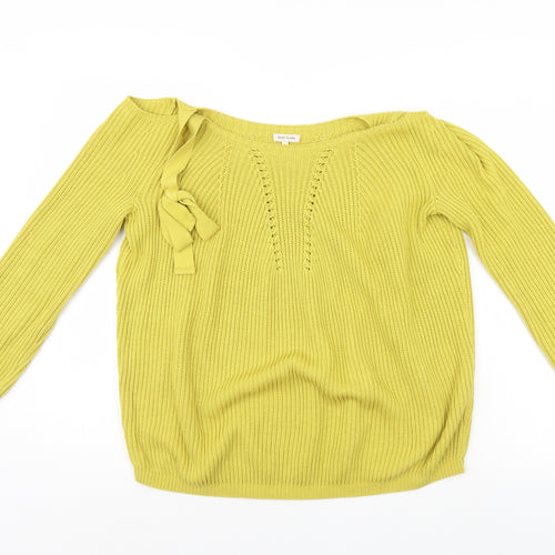 River Island Womens Green   Pullover Jumper Size 10