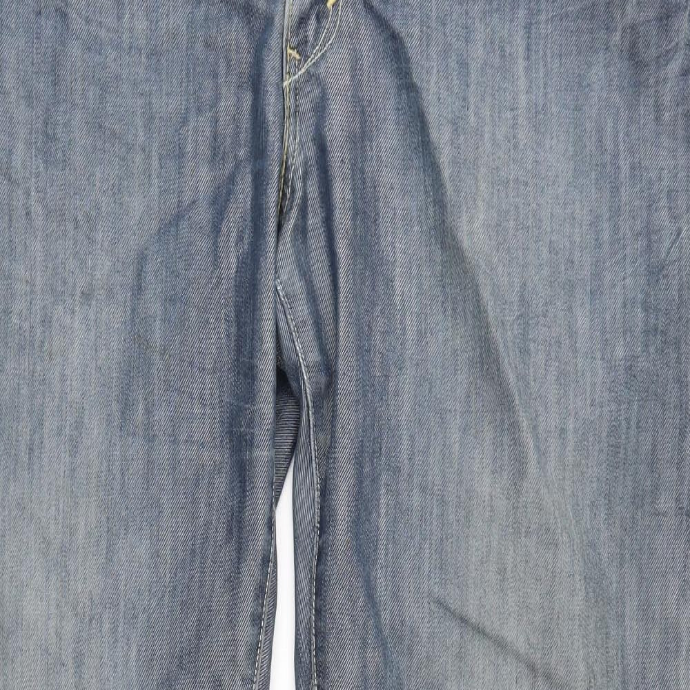Levis Mens Blue  Denim Bootcut Jeans Size 38 L32 in