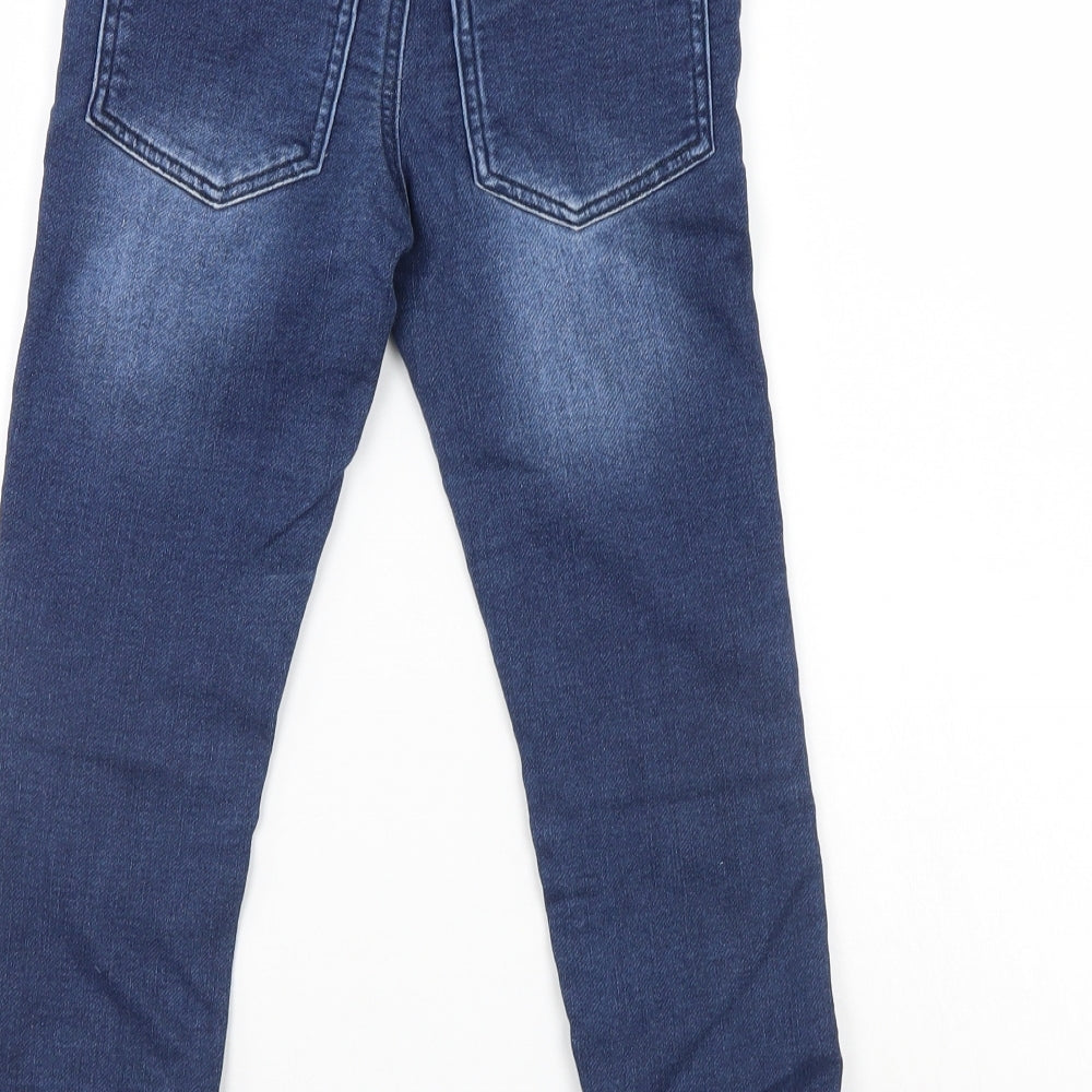 Matalan Boys Blue  Denim Straight Jeans Size 6 Years
