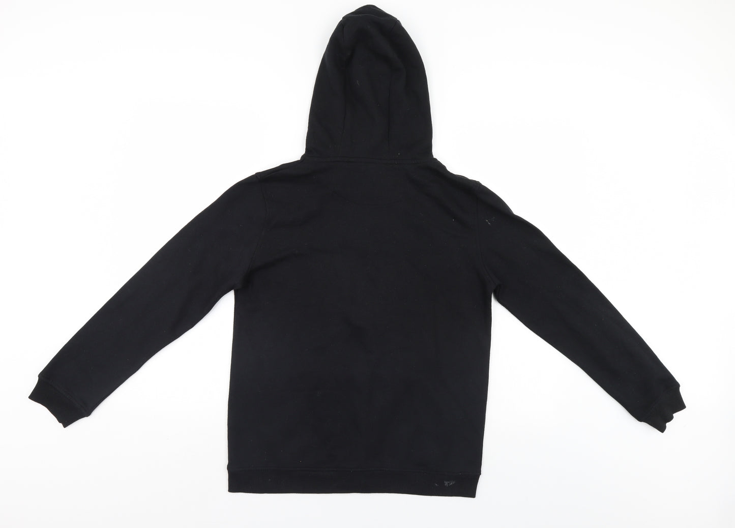 Primark Boys Black   Full Zip Hoodie Size 14-15 Years