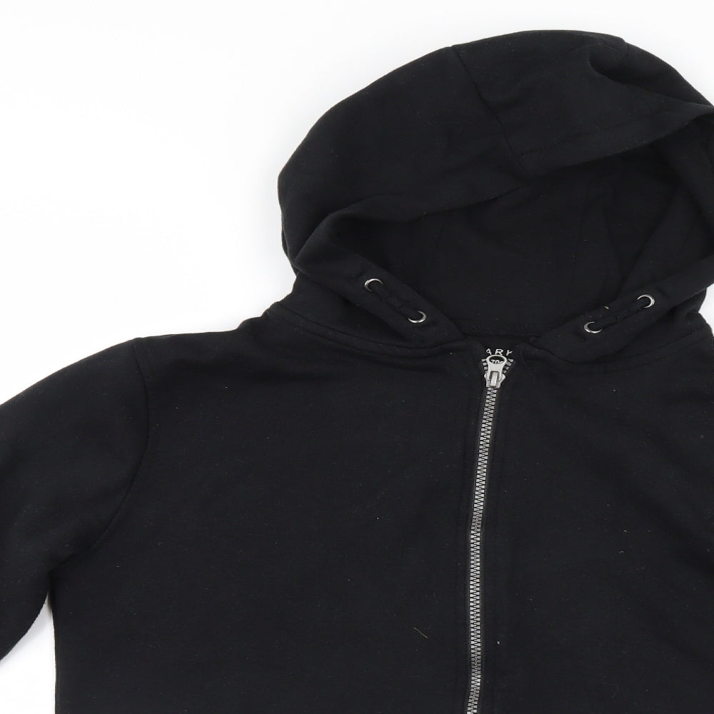 Primark Boys Black   Full Zip Hoodie Size 14-15 Years