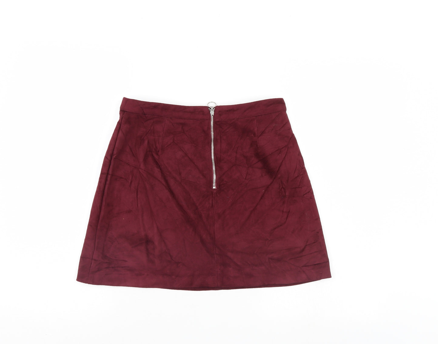 Primark Womens Purple   A-Line Skirt Size 10