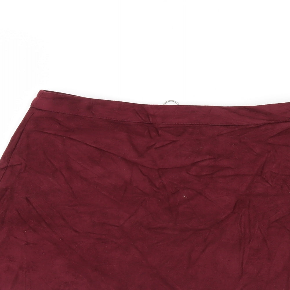 Primark Womens Purple   A-Line Skirt Size 10