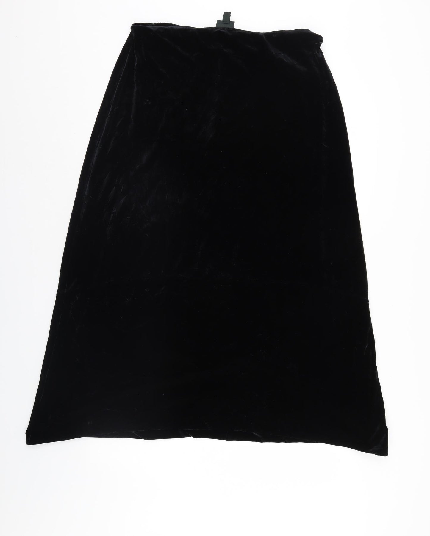 Laura Ashley Womens Black   A-Line Skirt Size XL  - Elastic Waist