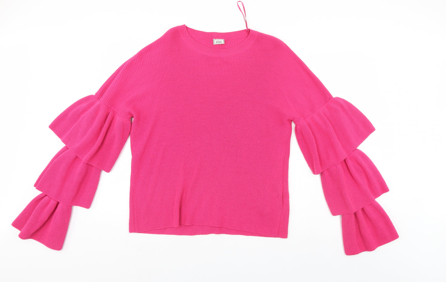 Pimkie Womens Pink   Pullover Jumper Size M