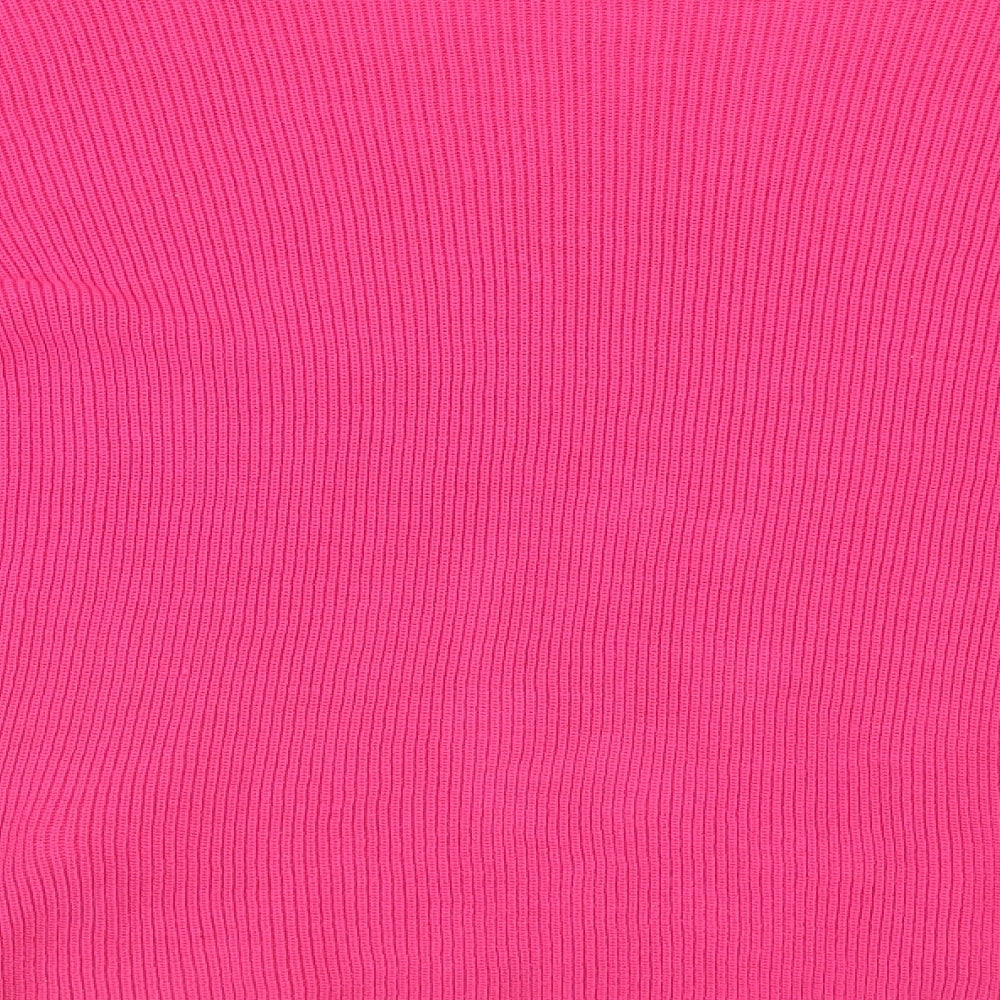 Pimkie Womens Pink   Pullover Jumper Size M