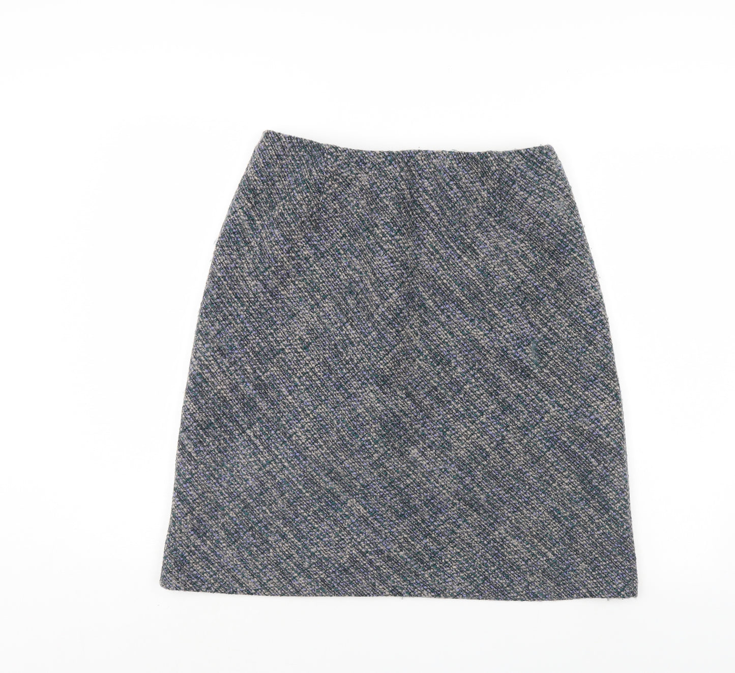 M&S Womens Multicoloured   A-Line Skirt Size 12  - Elastic Waist