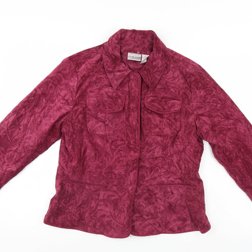 Chicos Womens Purple   Jacket  Size XS