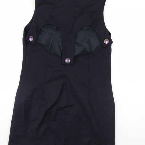 NW3 Womens Black   Pinafore/Dungaree Dress  Size 10