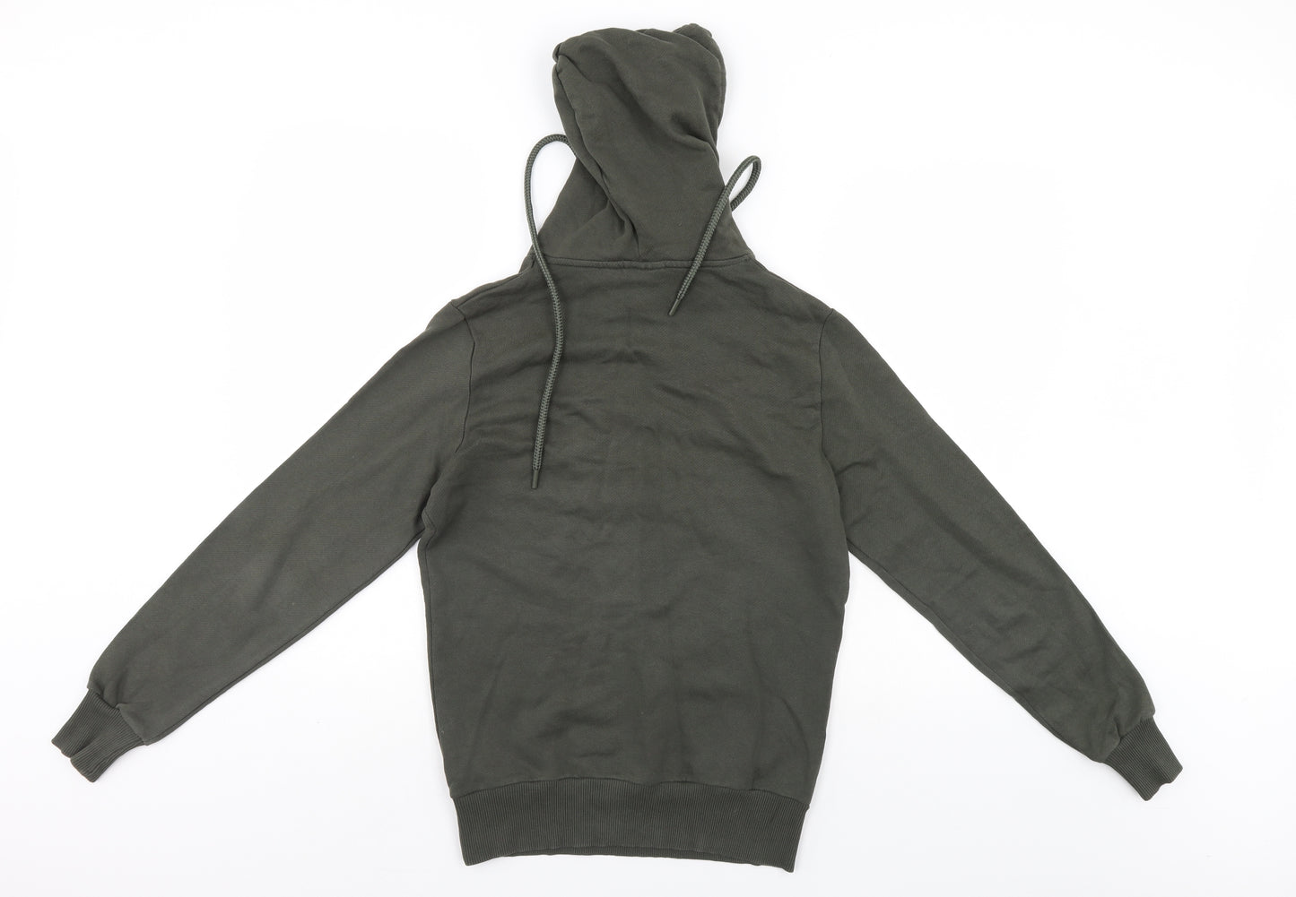 Purewhite Mens Green   Henley Hoodie Size XS