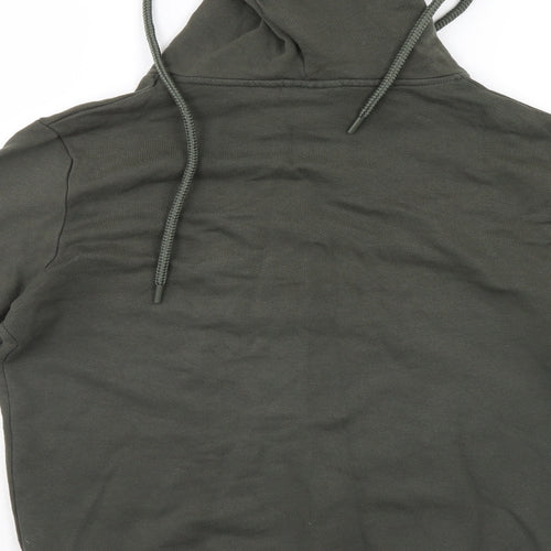 Purewhite Mens Green   Henley Hoodie Size XS