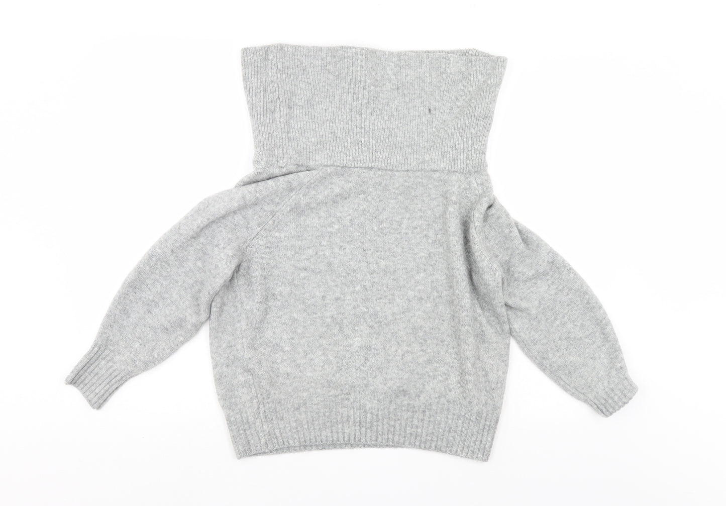 H&M Womens Grey   Pullover Jumper Size XS