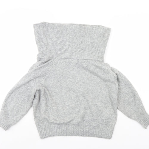 H&M Womens Grey   Pullover Jumper Size XS