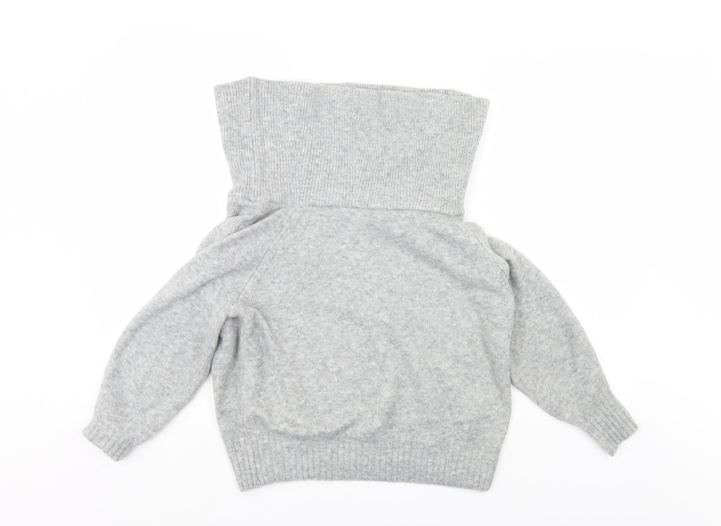 H&M Womens Grey   Pullover Jumper Size XS