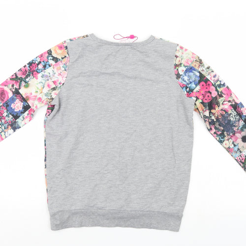 Kylie Girls Multicoloured Fair Isle  Pullover Sweatshirt Size 11-12 Years