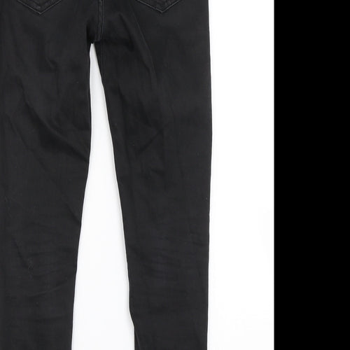 Denim & Co. Girls Black  Denim Skinny Jeans Size 8-9 Years