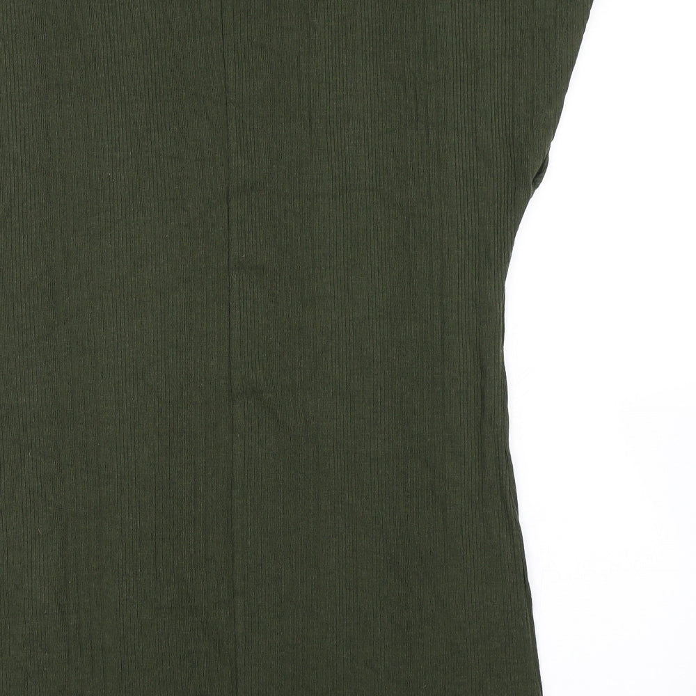 Papaya Womens Green   Basic Blouse Size 10