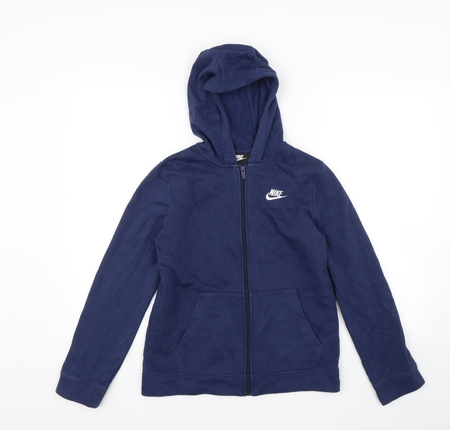 Nike Boys Blue   Full Zip Hoodie Size 12 Years