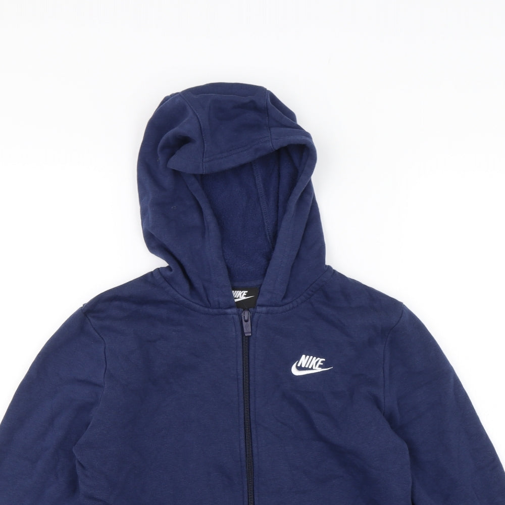 Nike Boys Blue   Full Zip Hoodie Size 12 Years