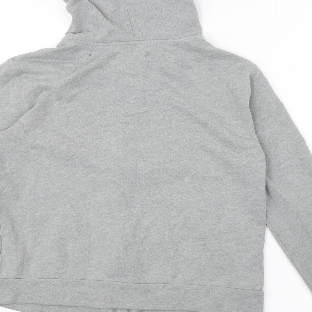 Holliser Womens Grey   Full Zip Hoodie Size M
